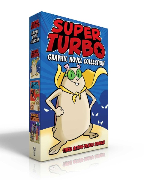 Super Turbo Graphic Novel Collection (Boxed Set): Super Turbo Saves the Day!; Super Turbo vs. the Flying Ninja Squirrels; Super Turbo vs. the Pencil Pointer