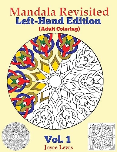 Mandala Revisited Left-Hand Edition Vol. 1 Adult Coloring