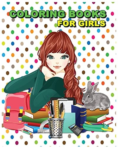 Coloring Books For Girls Stress Relief Coloring Book: Flower Designs