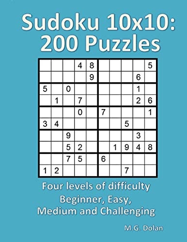 Sudoku 10x10 200 Puzzles