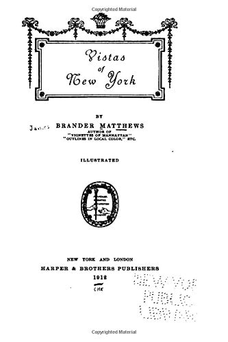 Vistas of New York