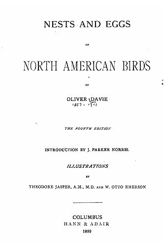 Nests and Eggs of North American Birds