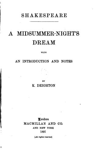 A Midsummer-Night's Dream