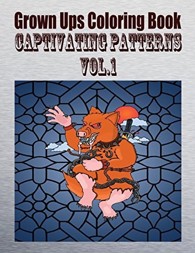 Grown Ups Coloring Book Captivating Patterns Vol. 1 Mandalas