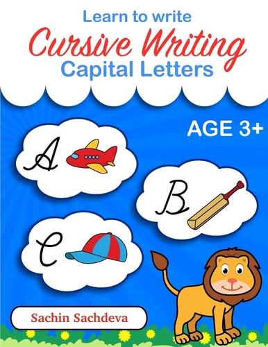 Learn to Write - Cursive Writing Capital Letters for Kids