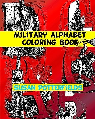Military Alphabet Coloring Book