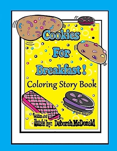 Cookies For Breakfast Coloring Story Book
