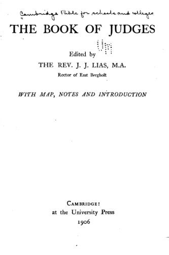 The Book of Judges