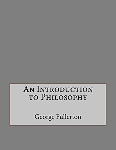 An Introduction to Philosophy