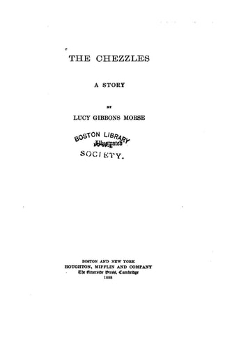 The Chezzles, a Story