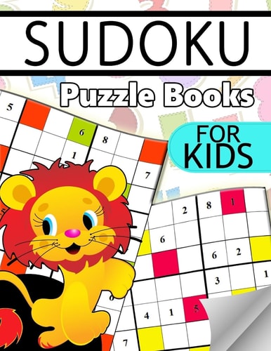 Sudoku Puzzle Books for Kids 6X6 Sudoku Puzzles For Kids