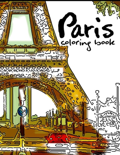 Paris Coloring Book Stress Relieving Patterns