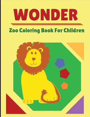 Wonder Zoo Coloring Book For Children