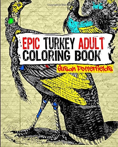 Epic Turkey Adult Coloring Book