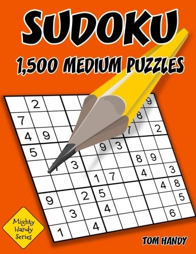 Sudoku 1,500 Medium Puzzles With Solutions.: Mighty Handy Series Book