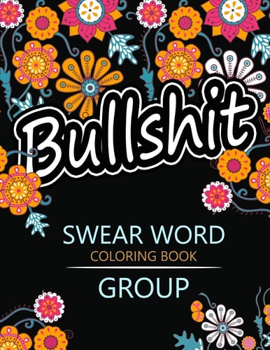Swear Word Coloring Book Group Insult Coloring Book ,Adult Coloring Books