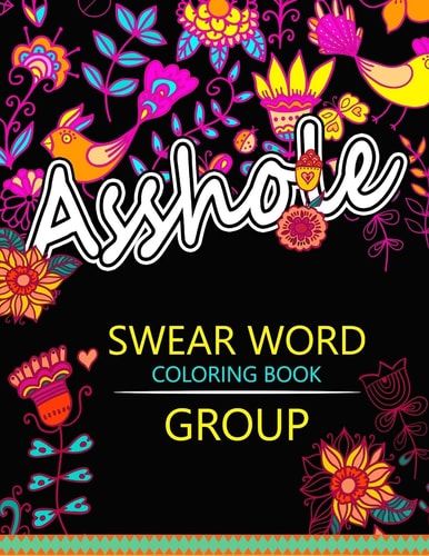 Swear Word Coloring Book Group Insult Coloring Book ,Adult Coloring Books