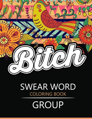 Swear Word Coloring Book Group Insult Coloring Book ,Adult Coloring Books