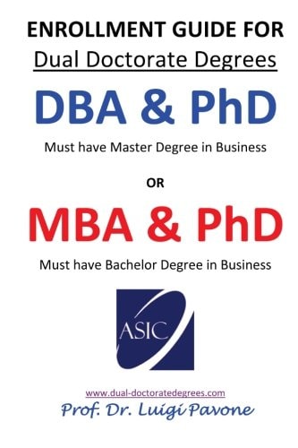 Dual Doctorate Degrees From Bachelor to Doctor