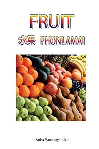 Fruit Fruit in English, Chinese and Thai Language