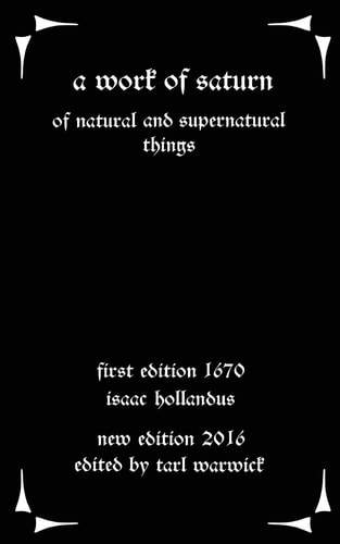 A Work of Saturn Of Natural and Supernatural Things