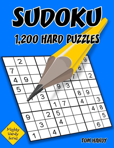 Sudoku 1,200 Hard Puzzles Mighty Handy Series Book