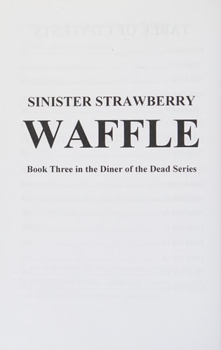 Sinister Strawberry Waffle Book 3 in the Diner of the Dead Series