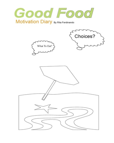 Good Food Motivation Diary To Set Your Goals. And Eat Healthy!