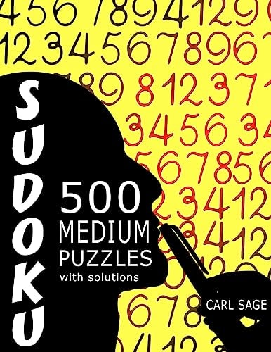 Sudoku 500 Medium Puzzles With Solutions