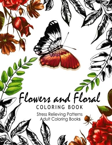 Flowers and Floral Coloring Book Publications Flower Fashion Fantasies (Adult Coloring)