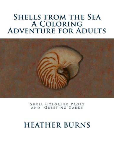 Shells From the Sea Coloring Pages and Greeting Cards