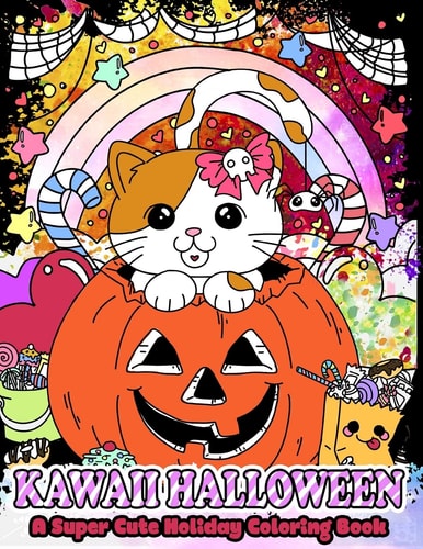 Kawaii Halloween A Super Cute Holiday Coloring Book