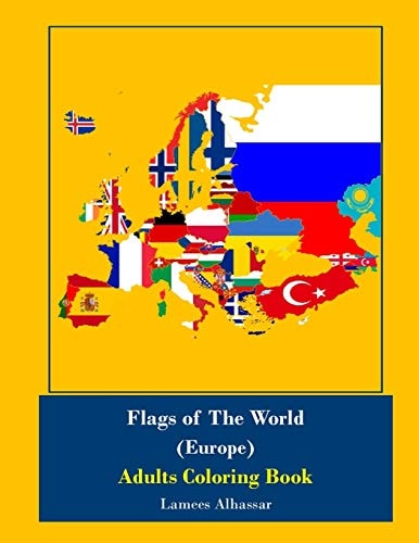 Flags Of The World (Europe) Adults Coloring Book