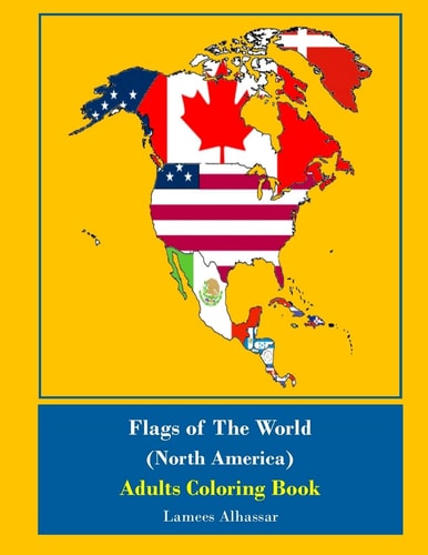 Flags Of The World (North America) Adults Coloring Book