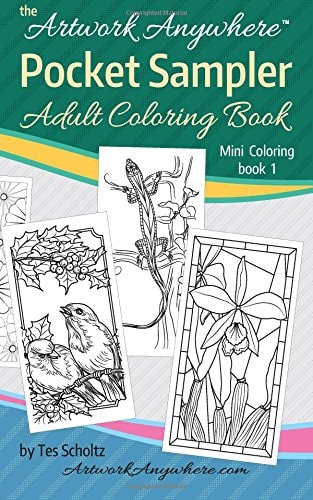 Artwork Anywhere Pocket Sampler Adult Coloring Book