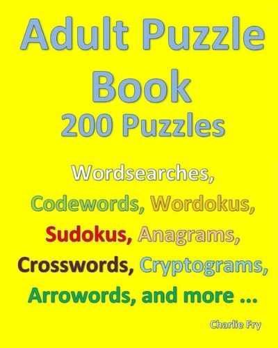 Adult Puzzle Book 200 Puzzles