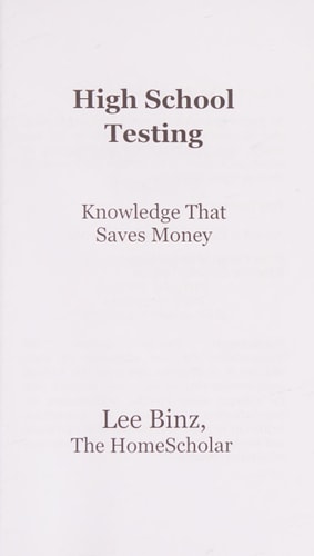 High School Testing Knowledge That Saves Money