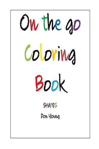 On The Go Coloring Book Shapes