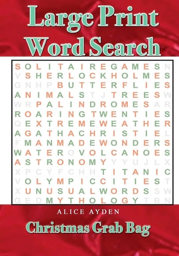 Large Print Word Search Christmas Grab Bag