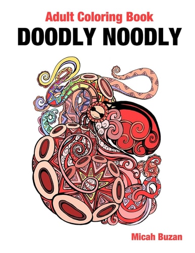 Doodly Noodly Adult Coloring Book