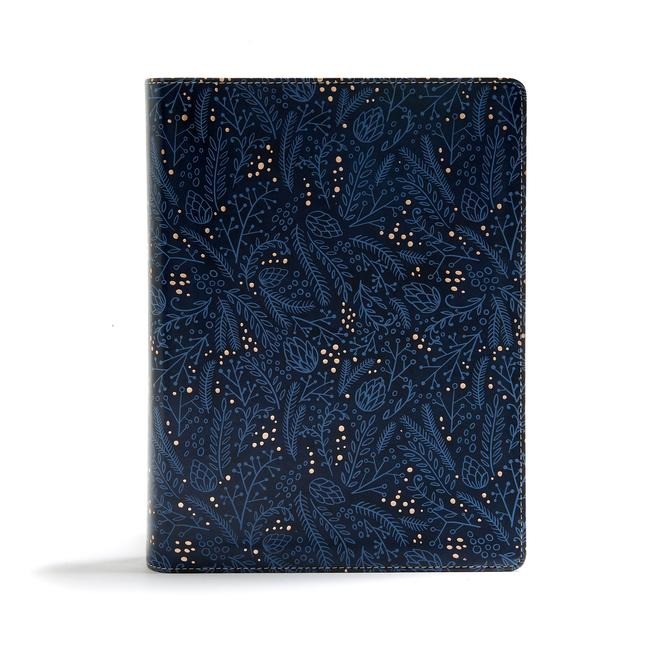 CSB Study Bible, Navy Leathertouch: Faithful and True