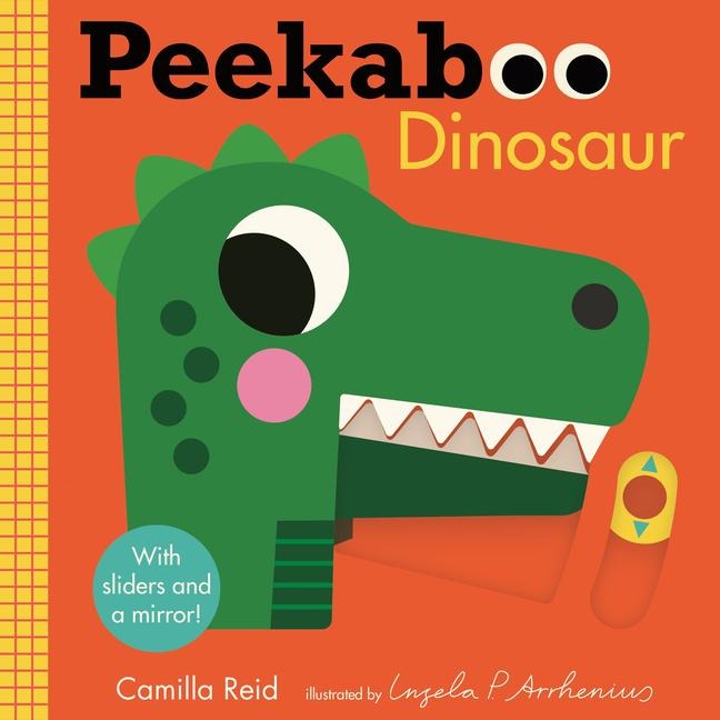 Peekaboo: Dinosaur: (An Interactive Board Book for Babies & Toddlers with Mirror & Sliders to Push, Pull, or Turn. Cute Artwork Includes Friendly Dinosaurs of All Sizes.)