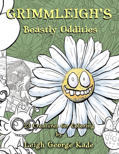 Grimmleigh's Beastly Oddities 23 Creatures for Coloring