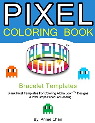 Pixel Coloring Book Bracelet Templates 6 Essential Sizes
