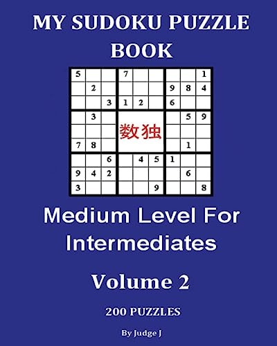My Sudoku Puzzle Book Medium Level For Intermediates V2