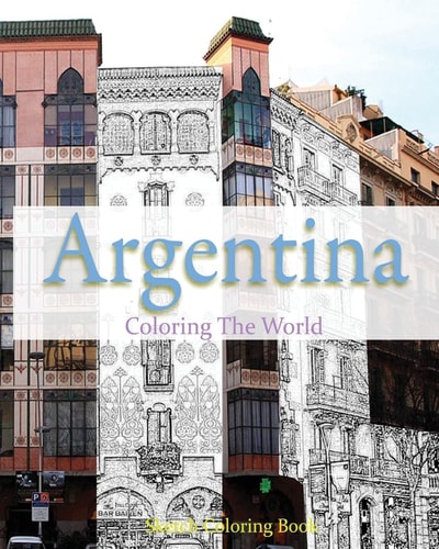 Argentina Coloring The World Sketch Coloring Book