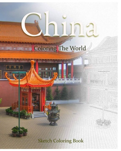China Coloring the World Sketch Coloring Book