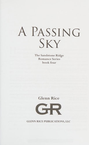 A Passing Sky The Sandstone Ridge Romance Series