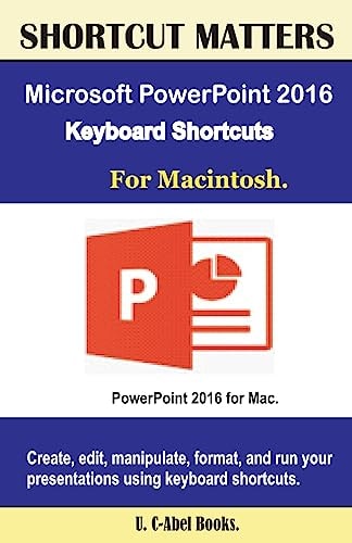 Microsoft PowerPoint 2016 Keyboard Shortcuts For Macintosh