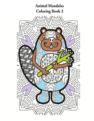 Animal Mandalas Coloring Book 3
